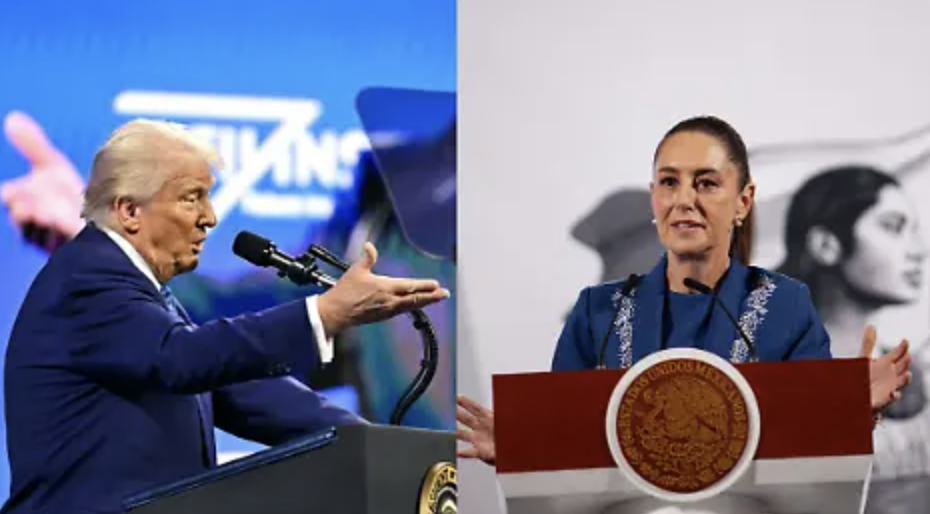 AGRADECE DONALD TRUMP A CLAUDIA SHEINBAUM POR LA CAMPAÑA CONTRA LAS DROGAS EN MÈXICO